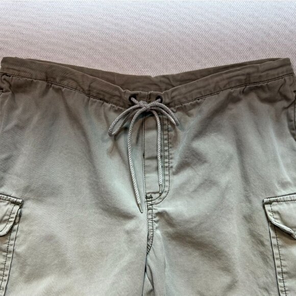 Unionbay Mens Cargo Shorts Small Tan Khaki Outdoors Casual Classic Drawstring - Picture 4 of 11